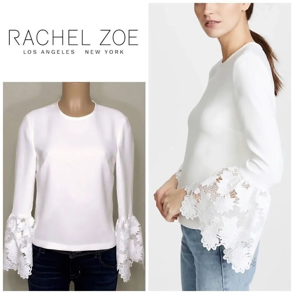 Rachel Zoe ecru top. Retails $325. NWT